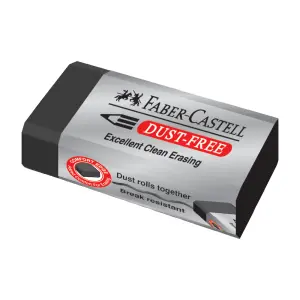 Radirka FABER-CASTELL, dust free črna